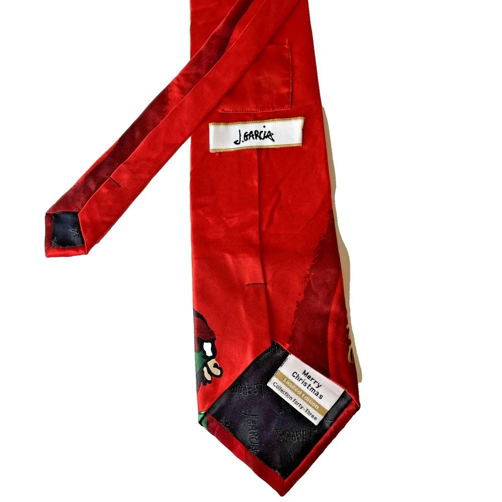 Garcia Collection Forty-Three Merry Christmas Santa‎ Tie Silk Teacher Party